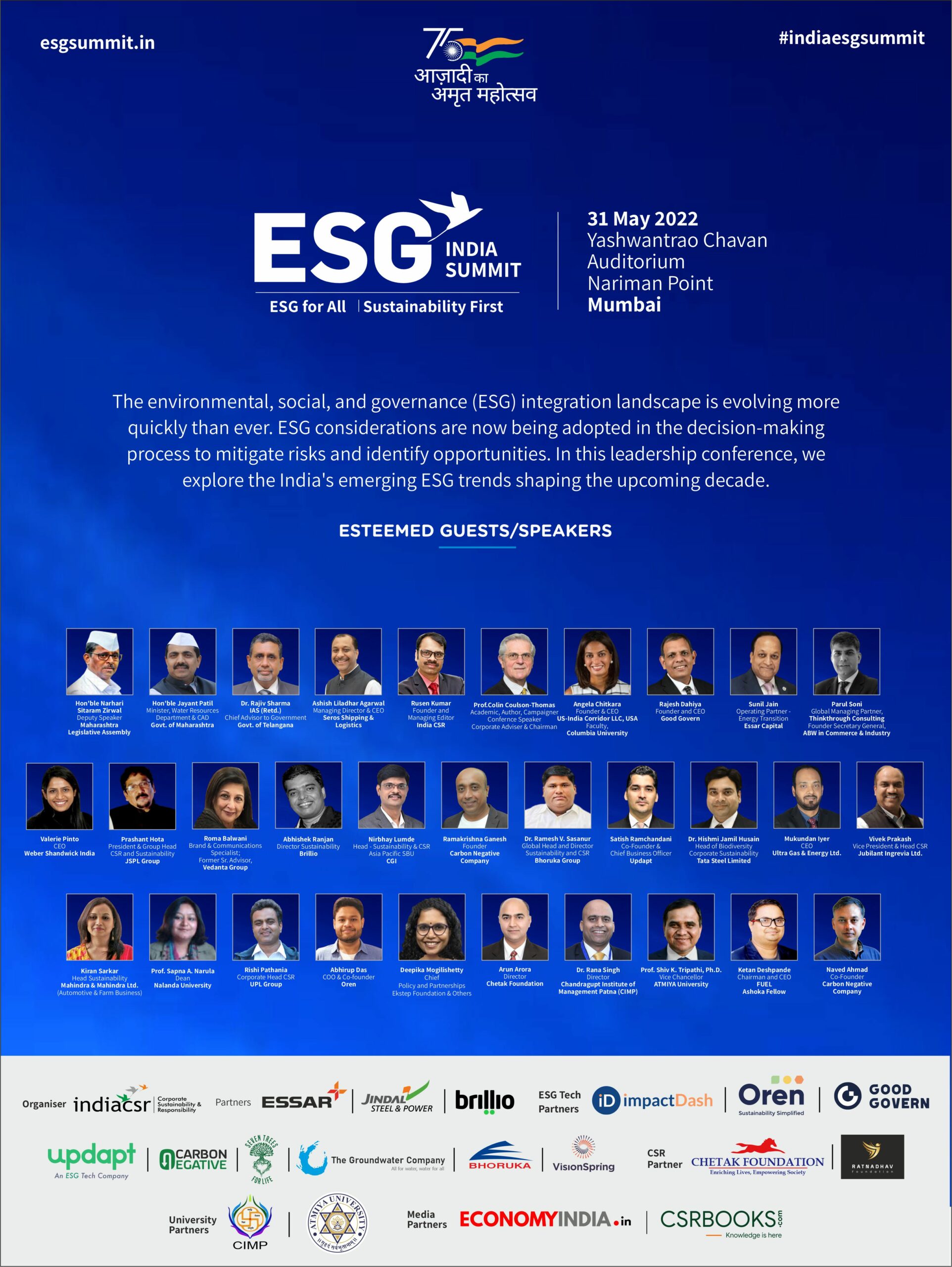 India ESG Summit: Abhishek Ranjan, Brillio Global Head - Sustainability ...