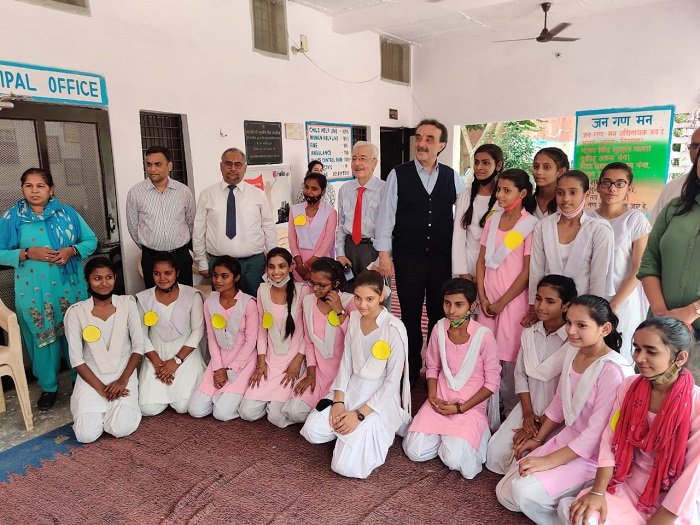 Photo: FROM LEFT TO RIGHT Mr Chittaranjan Chakara, Director & CFO, Mr Anil Munjal, Director and CEO, Mr Oscar Tempera, Director, and Mr Fabio Passuello, Chairman & Director from Riello India Pvt