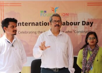 M3M Foundation organises awareness program for construction workers to help them take benefits of govt schemes