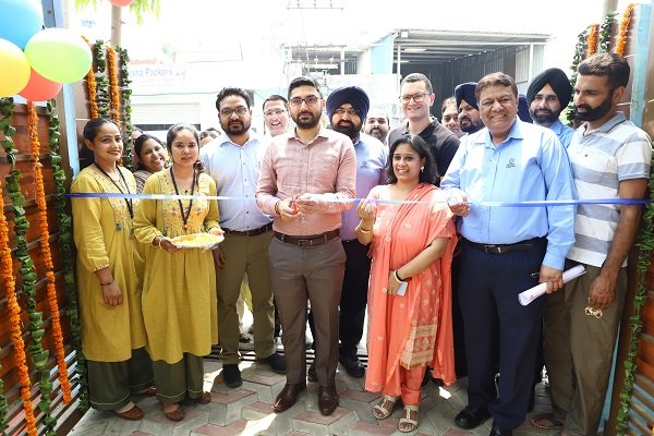 Photo: Mr. Jitendra Jorwal IAS, Deputy Commissioner, Sangrur inaugurating the Model Anganwadi Centre in Channo with Mr. Kareem Mohamed, Lead for MENA and South Asia, PepsiCo Foundation, Ms. Juhi Gupta, Sustainability Head, PepsiCo India, Mr. Yogesh Tyagi, Plant Head, Channo Foods Plant, PepsiCo India.