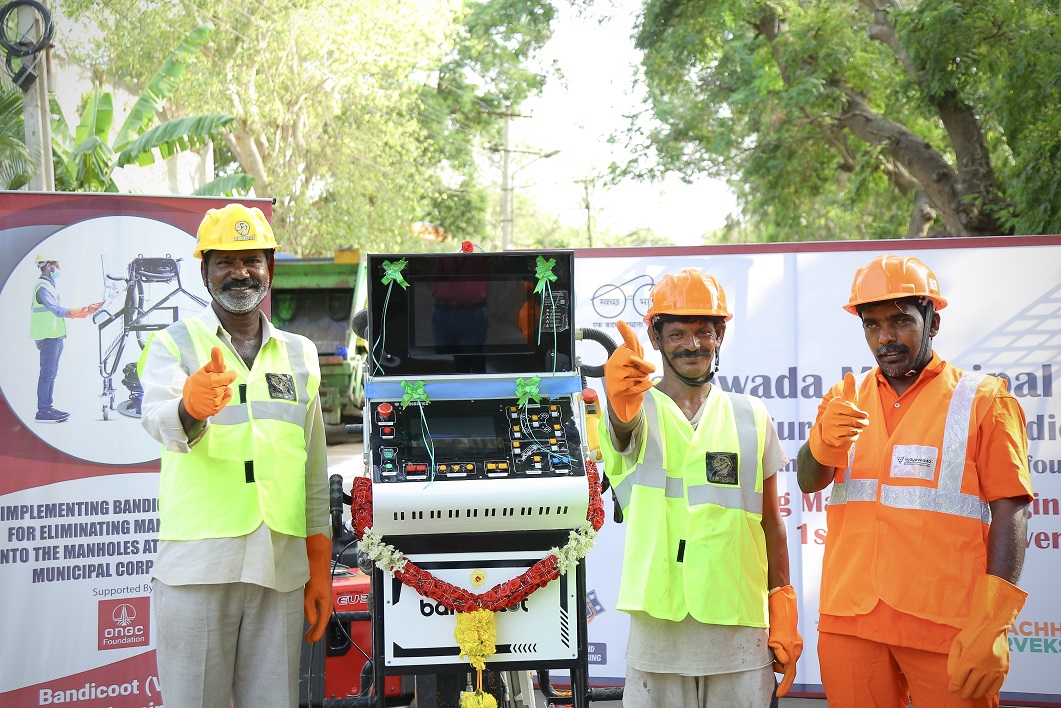 ONGC Foundation CSR initiative to End Manual Scavenging at Vijayawada 1 India CSR