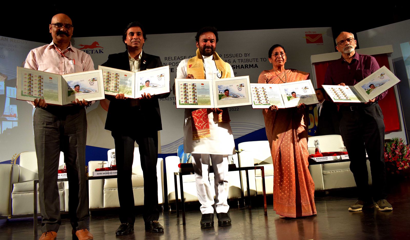 Postal stamp released in honour of Jai Karan Sharma, Founder Chetak Group 1 Photo: India CSR