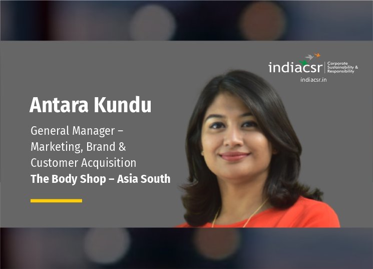 5 ways how Indian brands in the beauty industry can be sustainable 1 Antara Kundu, General Manager – Marketing, Brand & Customer Acquisition, The Body Shop – Asia South