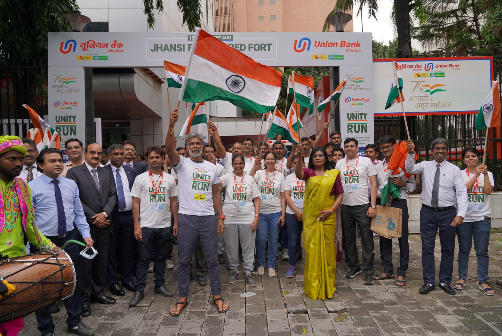 CSR: Unity Run from Jhansi to Delhi by Milind Soman