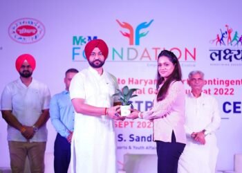 CSR: M3M Foundation provides Sports Kits to Players and Officials of 36th National Games