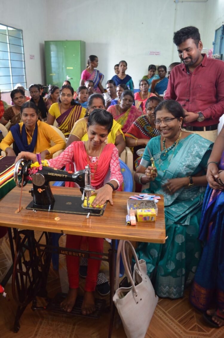 Inauguration of Tailoring Centre at Kalakudi Village