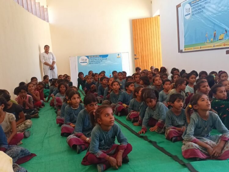 Photo: Children at Rajkumari Ratnavati Girls’ School in Jaisalmer District of Rajasthan