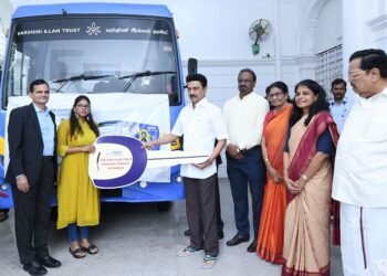 Tamilnadu CM flags off Project Vithai – Pediatric Therapy on Wheels, an initiative of Varshini Illam Trust