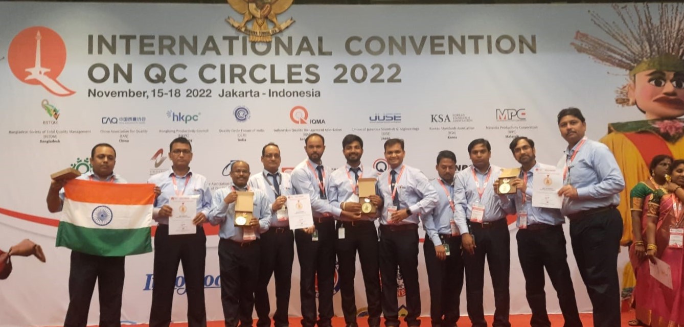<strong>Jindal Steel & Power Won 5 Gold Medals in ICQCC-22 held in Indonesia</strong> 1 India CSR