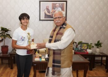 CSR: M3M Foundation Lakshya Scholar Khushi Gaur Wins State Level SGFI Championship