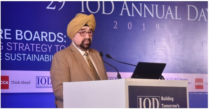 Photo: Lt. Gen. J. S. Ahluwalia President, Institute of Directors