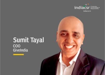 Sumit Tayal, the Chief Operating Officer of Give