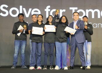 Top three winners of Samsung’s Solve for Tomorrow program