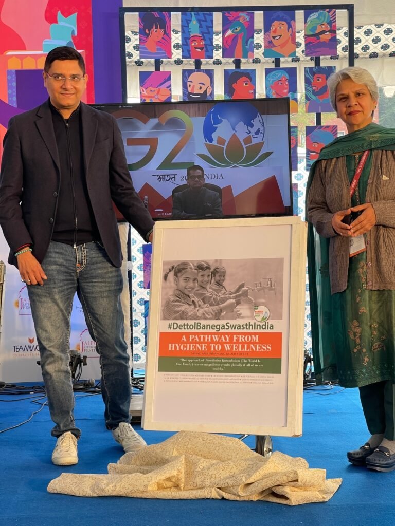 Book on Hygiene and Wellness Released by Amitabh Kant at Jaipur Literature Festival 2 India CSR