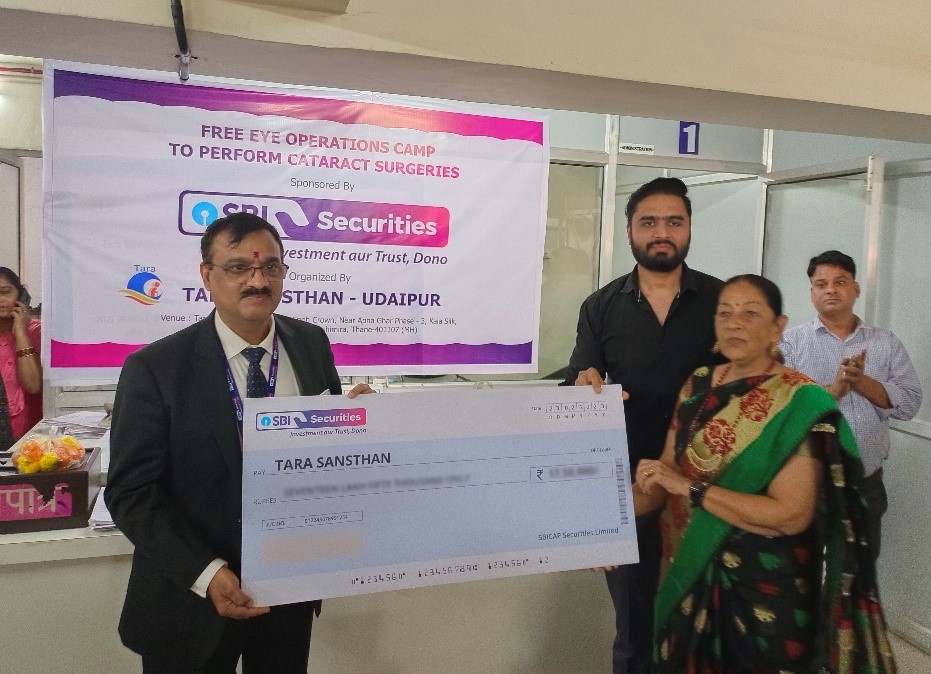 CSR: SBI Securities and Tara Sansthan team up for 500 free cataract surgeries 1 Photo: Deepak Kumar Lalla, MD & CEO of SBICAP Securities Ltd.