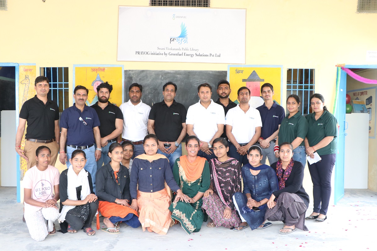 CSR of Greenfuel Energy Solutions Public library in Muzafat Kalan village of Yamuna Nagar district