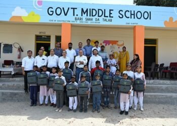 Dabur CSR Drive Revamping a Govt. Middle School in Jammu for Better Education and Quality of Life