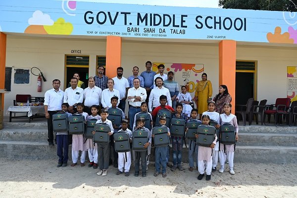 Dabur CSR Drive Revamping a Govt. Middle School in Jammu for Better Education and Quality of Life