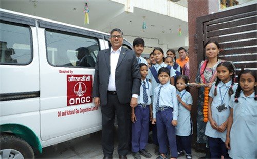 School Van donated by ONGC