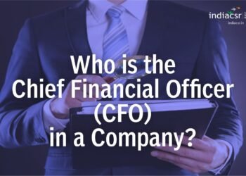Who is the Chief Financial Officer (CFO) in a Company at India CSR