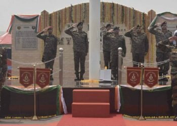 CSR: Naveen Jindal Led Flag Foundation installs Monumental Flag at Guwahati Military Station