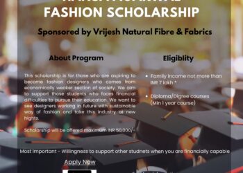 Scholarship for fashion designer aspirant