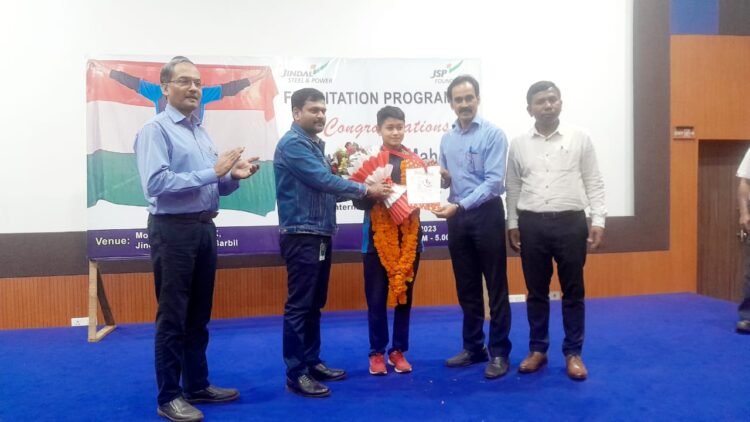 CSR: JSP Honors Gold Medallist Sweta Rani Mahanta at Moscow Wushu Stars 2023