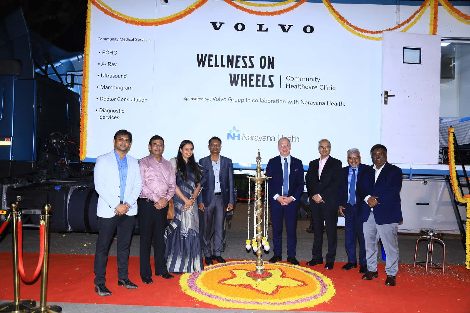 CSR: Volvo Group and Narayana Health Launch 'Wellness on Wheels' Mobile Clinic 1 CSR: Volvo Group and Narayana Health Launch 'Wellness on Wheels' Mobile Clinic