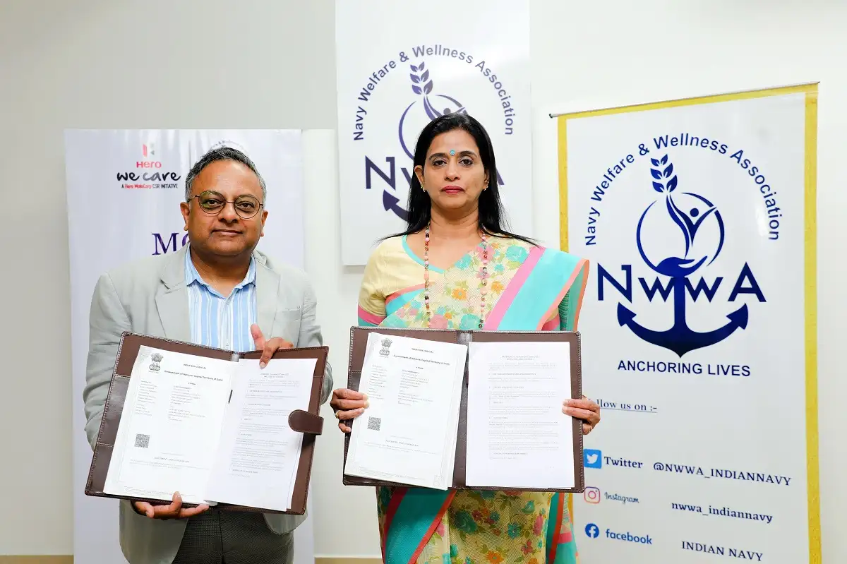 CSR: Hero MotoCorp Joins Forces with NWWA and Indian Navy for Community