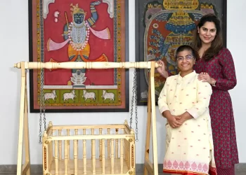 CSR: Prajwala Foundation Gift Upasana Kamineni Konidela a Handcrafted Cradle