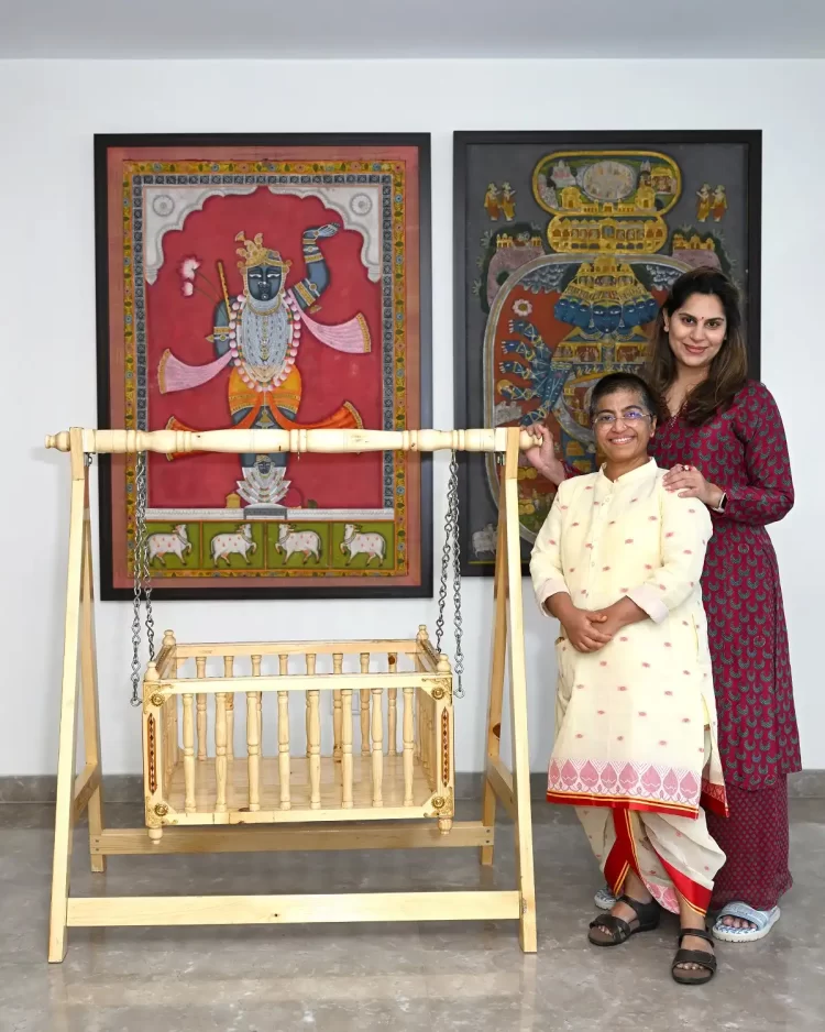 CSR: Prajwala Foundation Gift Upasana Kamineni Konidela a Handcrafted Cradle