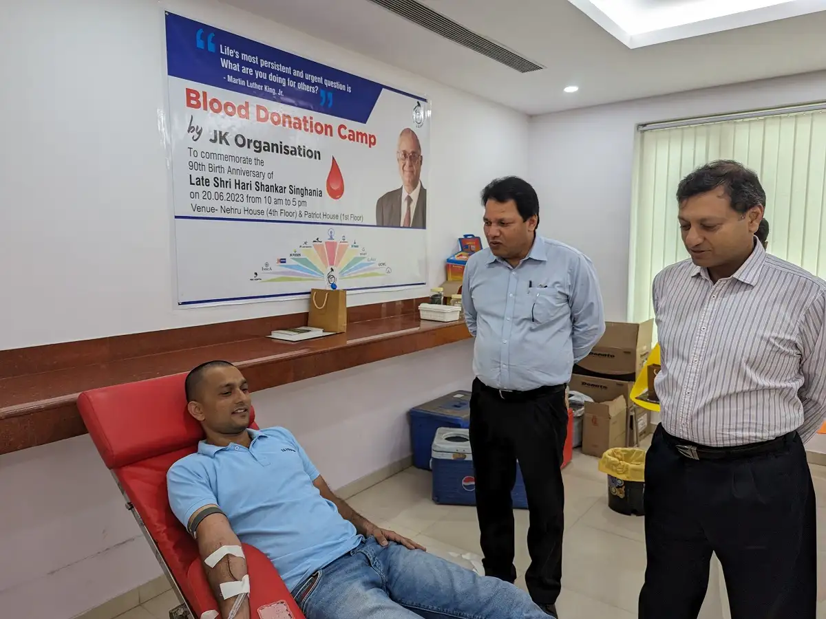 JK Organisation Organizes Blood Donation Camps