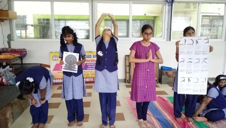 Sankara Eye Hospital and CII Young Indians create tactile Braille poster for Surya Namaskar