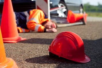 Safety and accident at work. - Representing Image only.