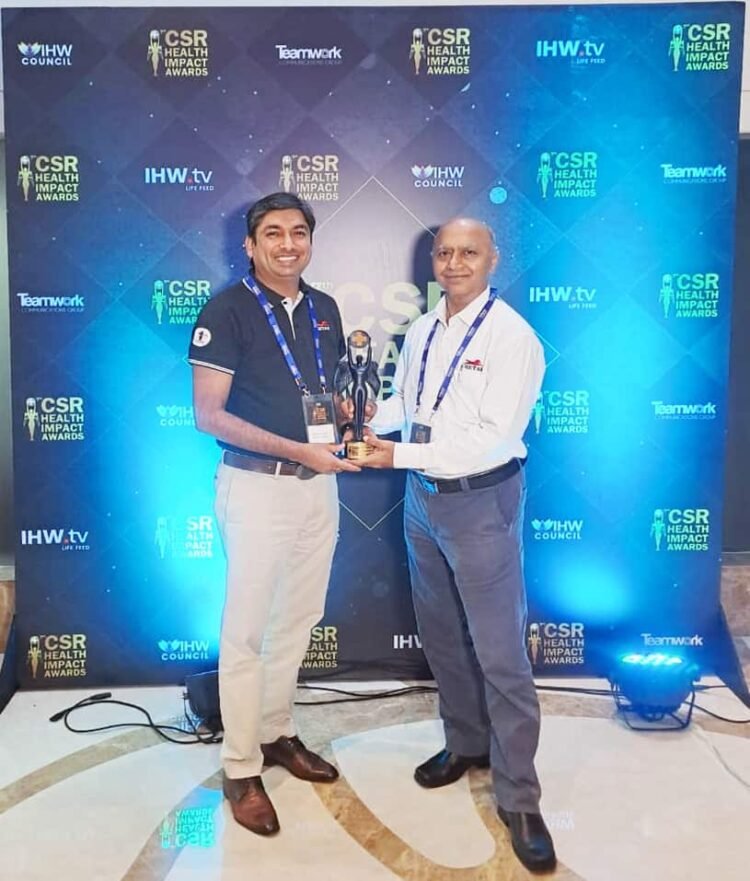 Chetak Foundation, CSR Arm of Chetak Group, wins IHW "Health Focused NGO of the Year Award 2023