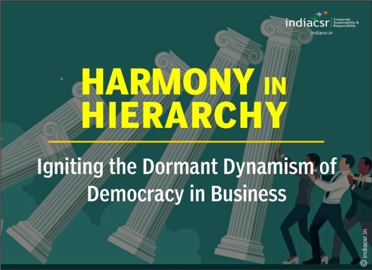Harmony in Hierarchy: Igniting the Dormant Dynamism of Democracy in Business 1 Harmony in Hierarchy: Igniting the Dormant Dynamism of Democracy in Business