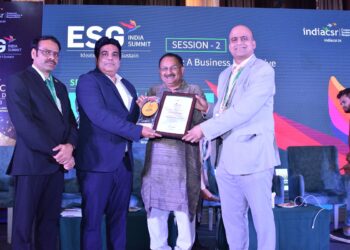 Recognized for notable accomplishments in the field of Promotion of Education at the 2nd India ESG Summit & 12th India CSR Awards 2023.