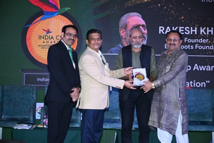 Rakesh Khatri, Nest Man of India, Receives Prestigious 'India CSR Green Leadership Award'