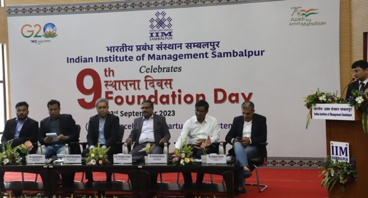 IIM Sambalpur Funding for Incubation Center on Ninth Foundation Day