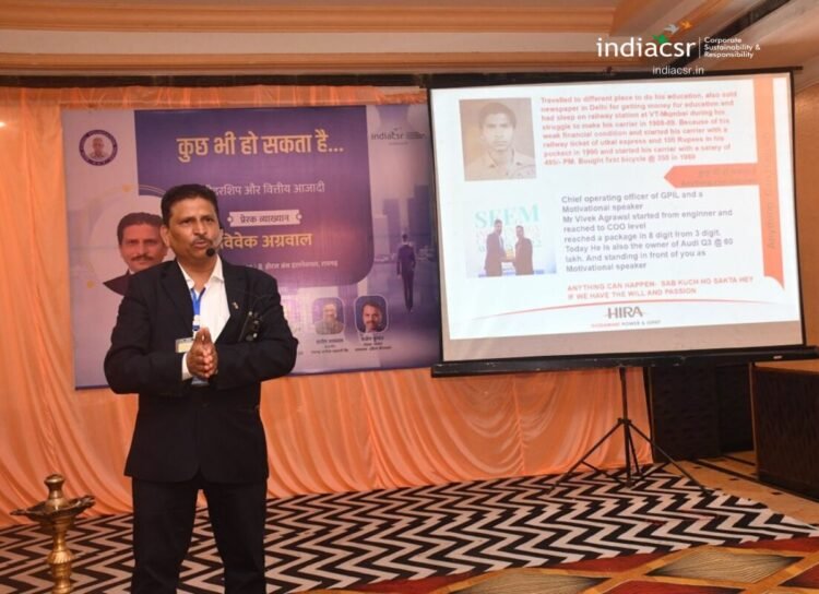 कुछ भी हो सकता है": विवेक अग्रवाल का लीडरशिप और वित्तीय स्वतंत्रता पर प्रेरणादायक व्याख्यान