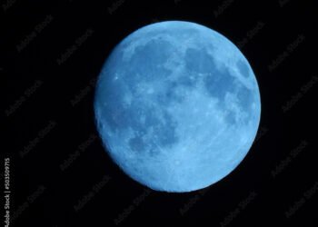 What time is the Blue Moon Tonight?