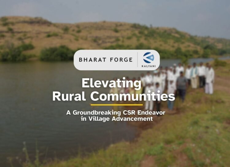 Elevating Rural Communities A Groundbreaking CSR Endeavor in Village Advancement
