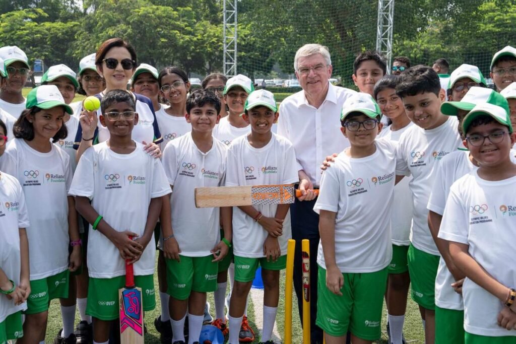 IOC and Reliance Foundation Join Forces for Olympic Values Education in India 2 IOC and Reliance Foundation Join Forces for Olympic Values Education in India