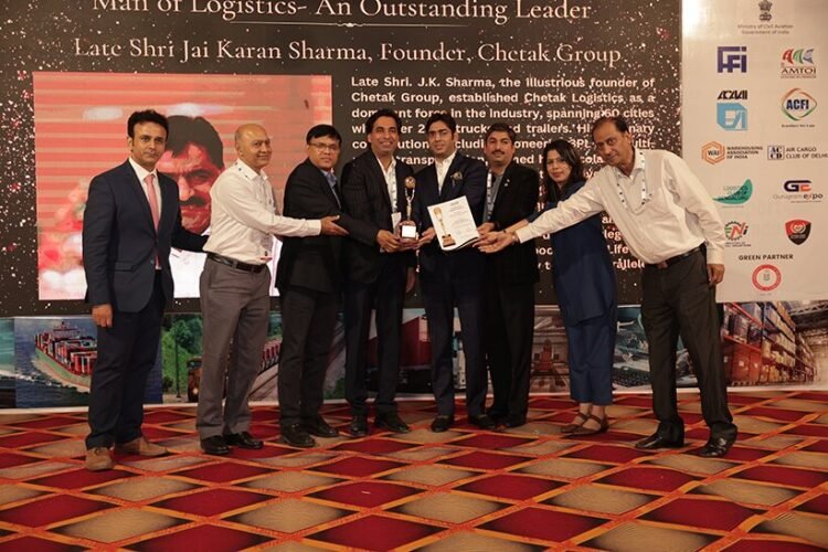 Jai Karan Sharma Honored with the Title of 'Man Of Logistics' by Cargonxt