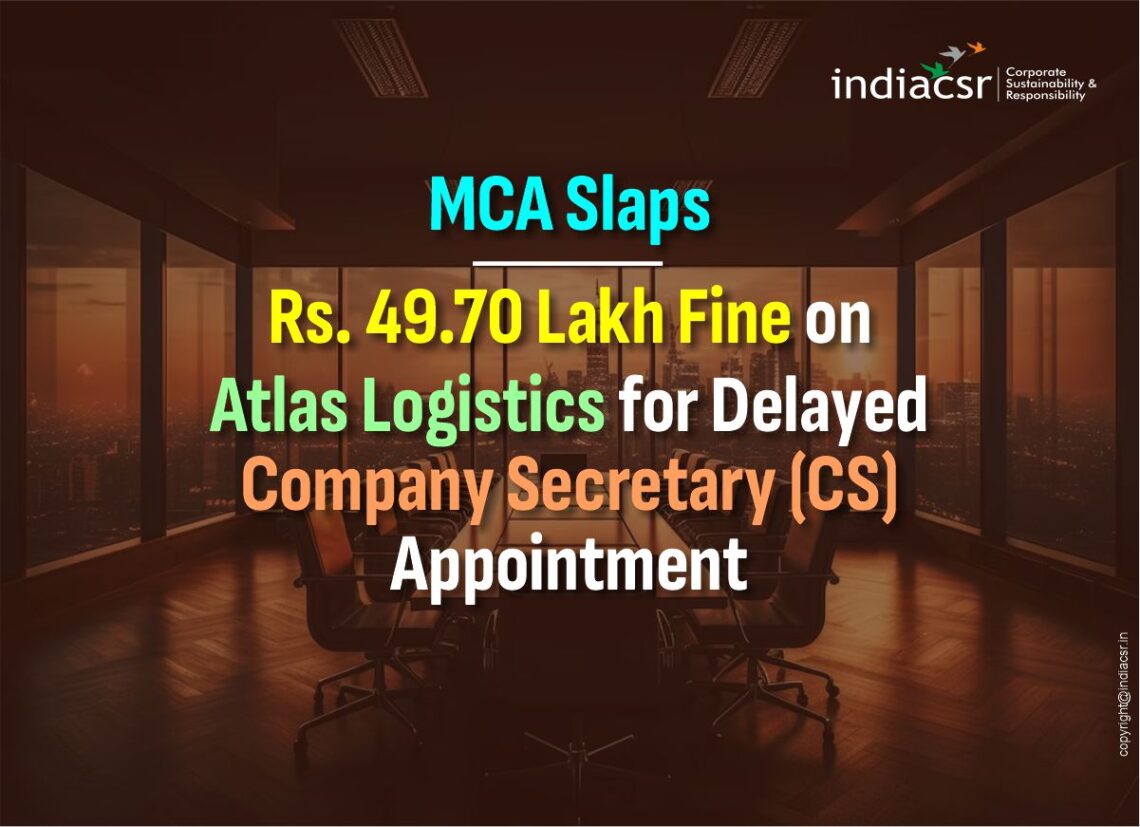 MCA Slaps Rs. 49.70 Lakh Fine on Atlas Logistics and Directors for ...