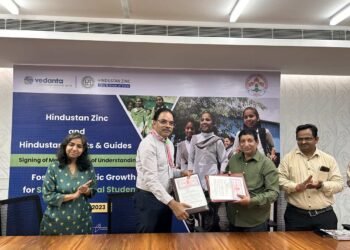 हिन्दुस्तान जिंक के शिक्षा संबल कार्यक्रम के तहत् विद्यार्थियों के सर्वागीण विकास हेतु एमओयू
