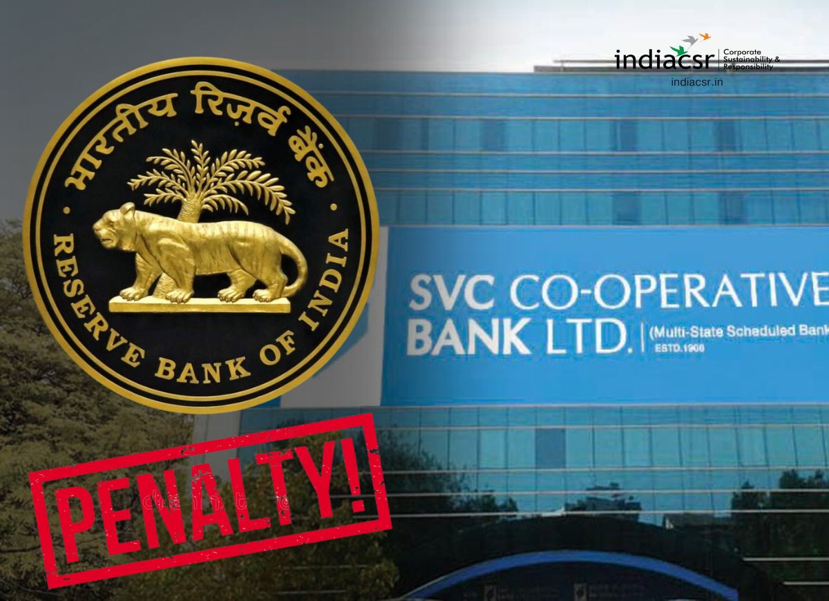 RBI imposes Rs 13.30 lakh monetary penalty on SVC Co-operative Bank Ltd 1 RBI imposes Rs 13.30 lakh monetary penalty on SVC Co-operative Bank Ltd