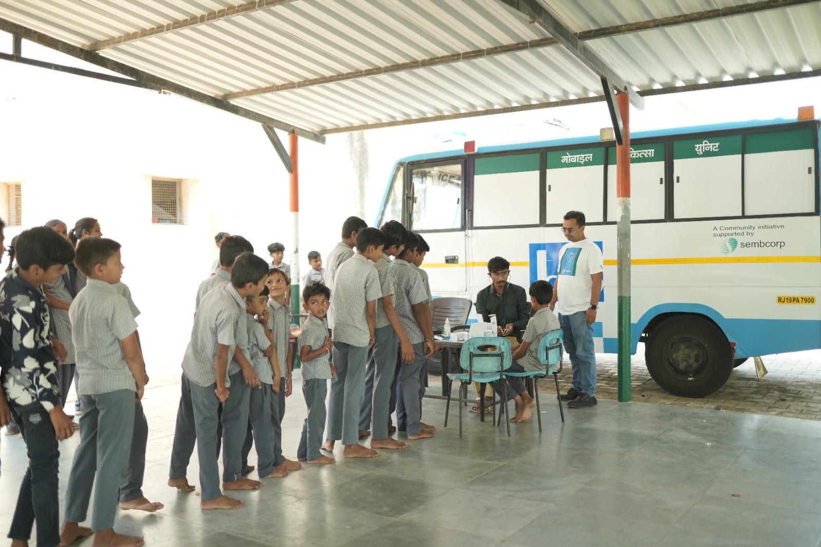 CSR in Gujarat: Mobile Medical Unit Project of Sembcorp Transforms Healthcare Access in Bhuj District 1 The Mobile Medical Unit project, championed by Sembcorp and ISDA under CSR activities, is reshaping the healthcare landscape of Bhuj district. By bridging the accessibility gap, they're ensuring that quality healthcare isn't a privilege but a right, available to all, regardless of where they reside.