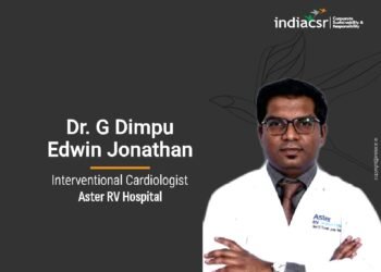 Dr G Dimpu Edwin Jonathan Consultant - Interventional Cardiologist Aster RV Hospital_IndiaCSR