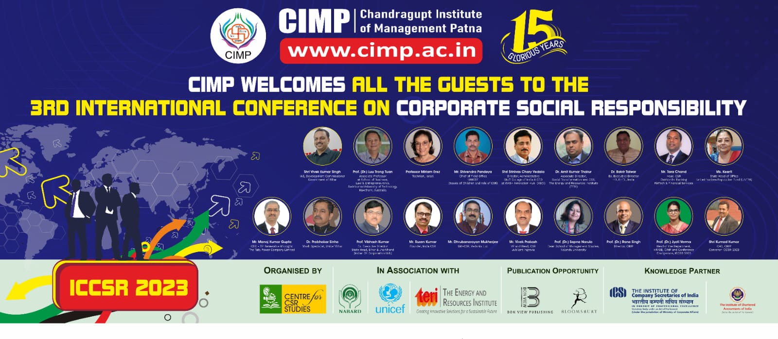CIMP Hosts 3rd International Conference on Corporate Social Responsibility on 8 - 9 Dec in Patna